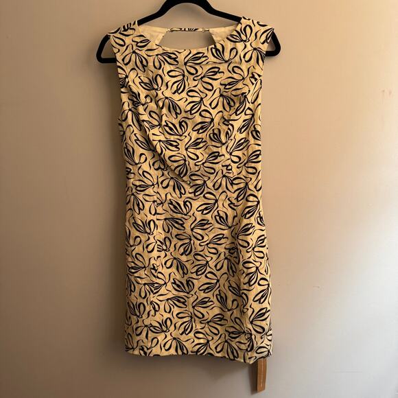 New Reformation Avina Mini Dress White Floral Backless Strap Sleeveless Sz 6 - Picture 3 of 8